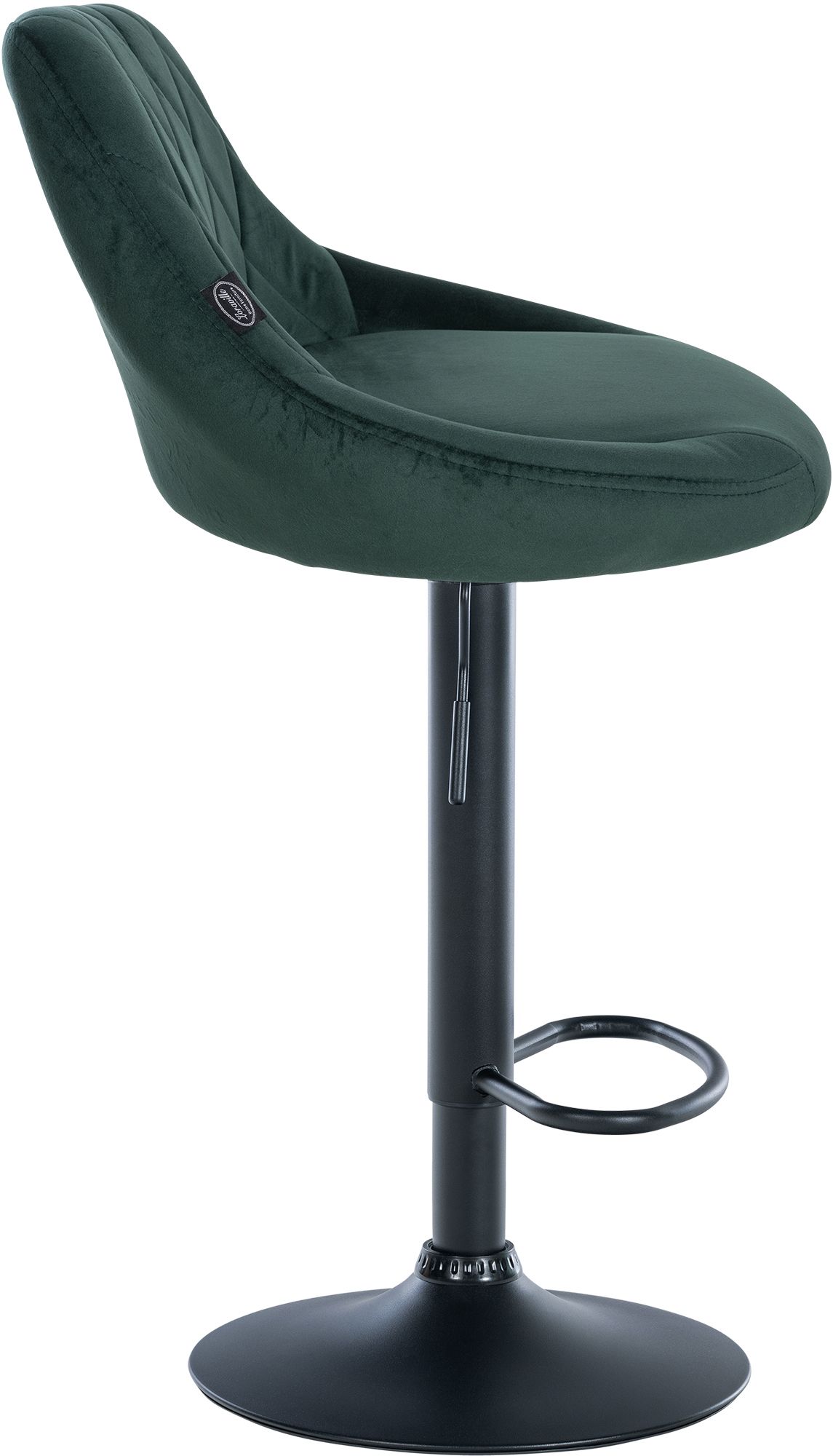 Set di 2 sgabelli da bar Lazio Velvet