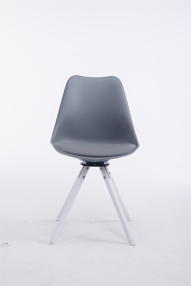 Sedia design Troyes Girevole Similpelle Rotondo