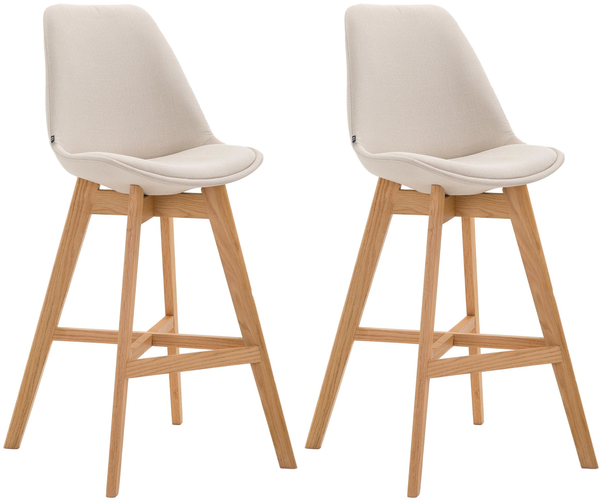 2 Sgabelli Design CANNES in Tessuto