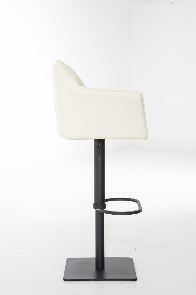 Sgabello da bar Damaso con rivestimento in similpelle