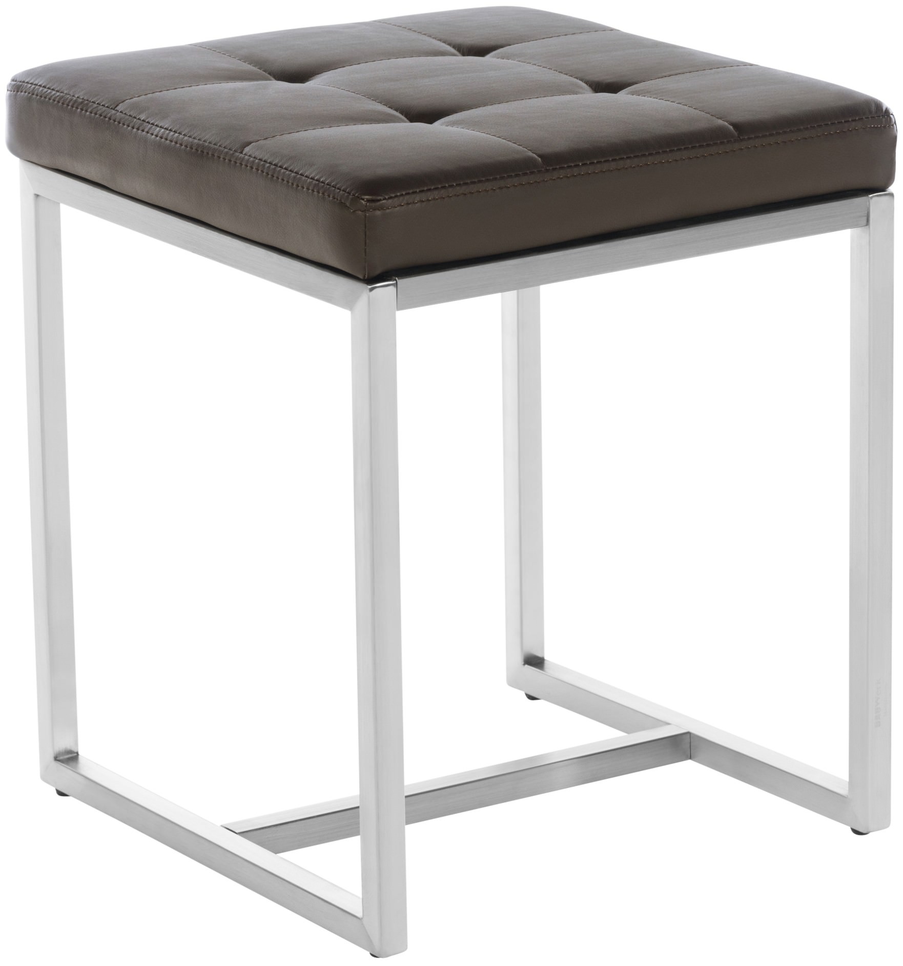 Set di 2 sgabelli in acciaio inox Barci