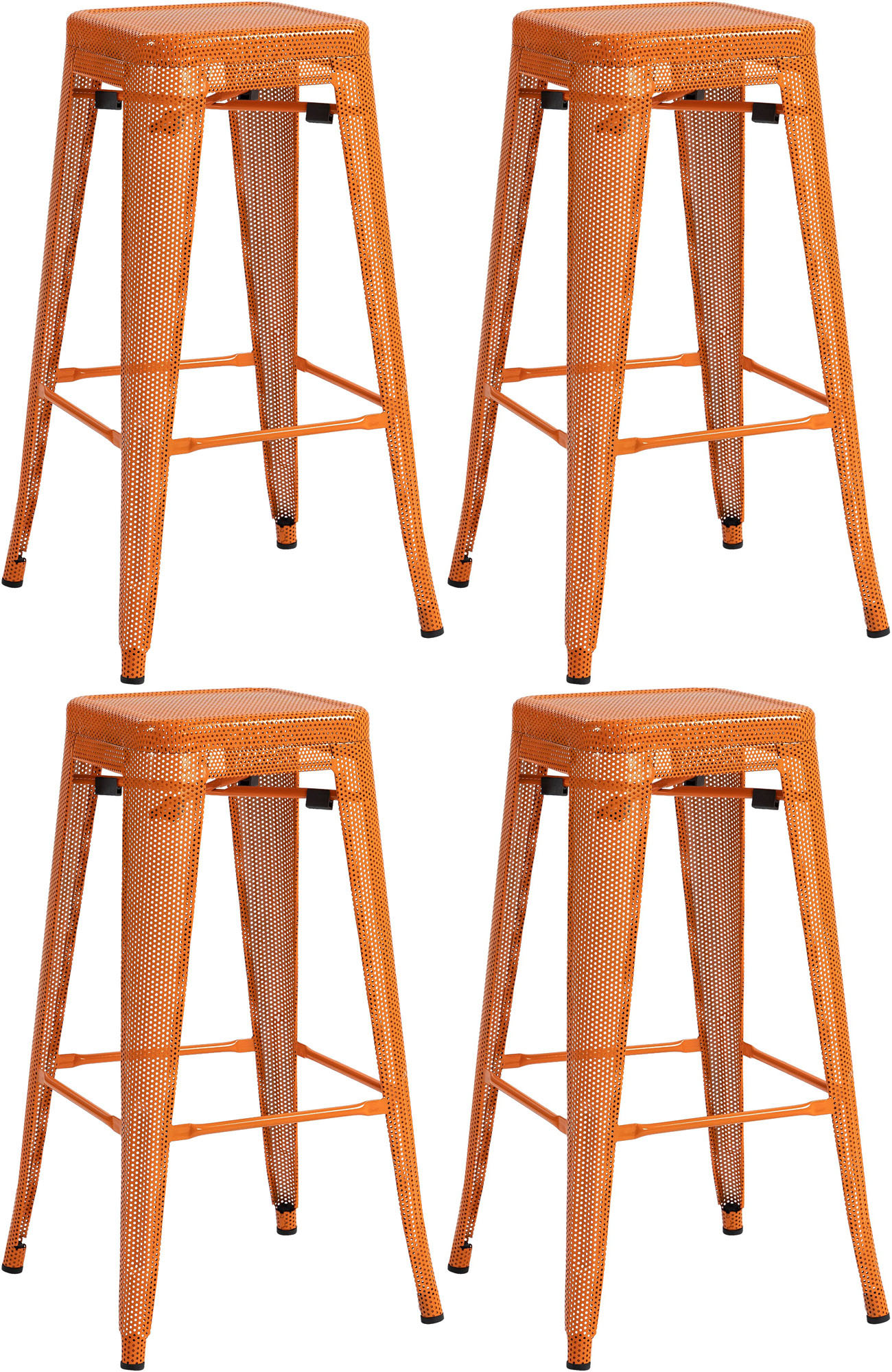 Set di 4 sgabelli da bar Fletcher