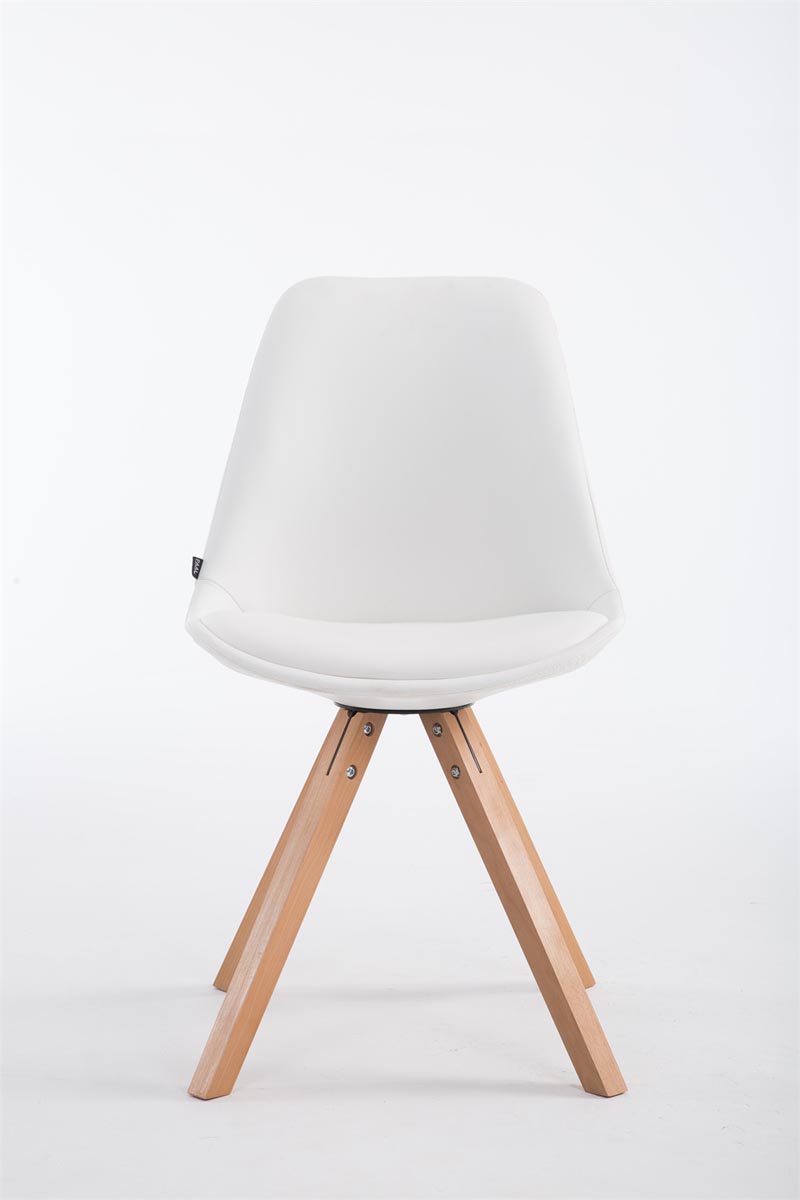 Sedia pranzo Laval in similpelle gambe quadrate