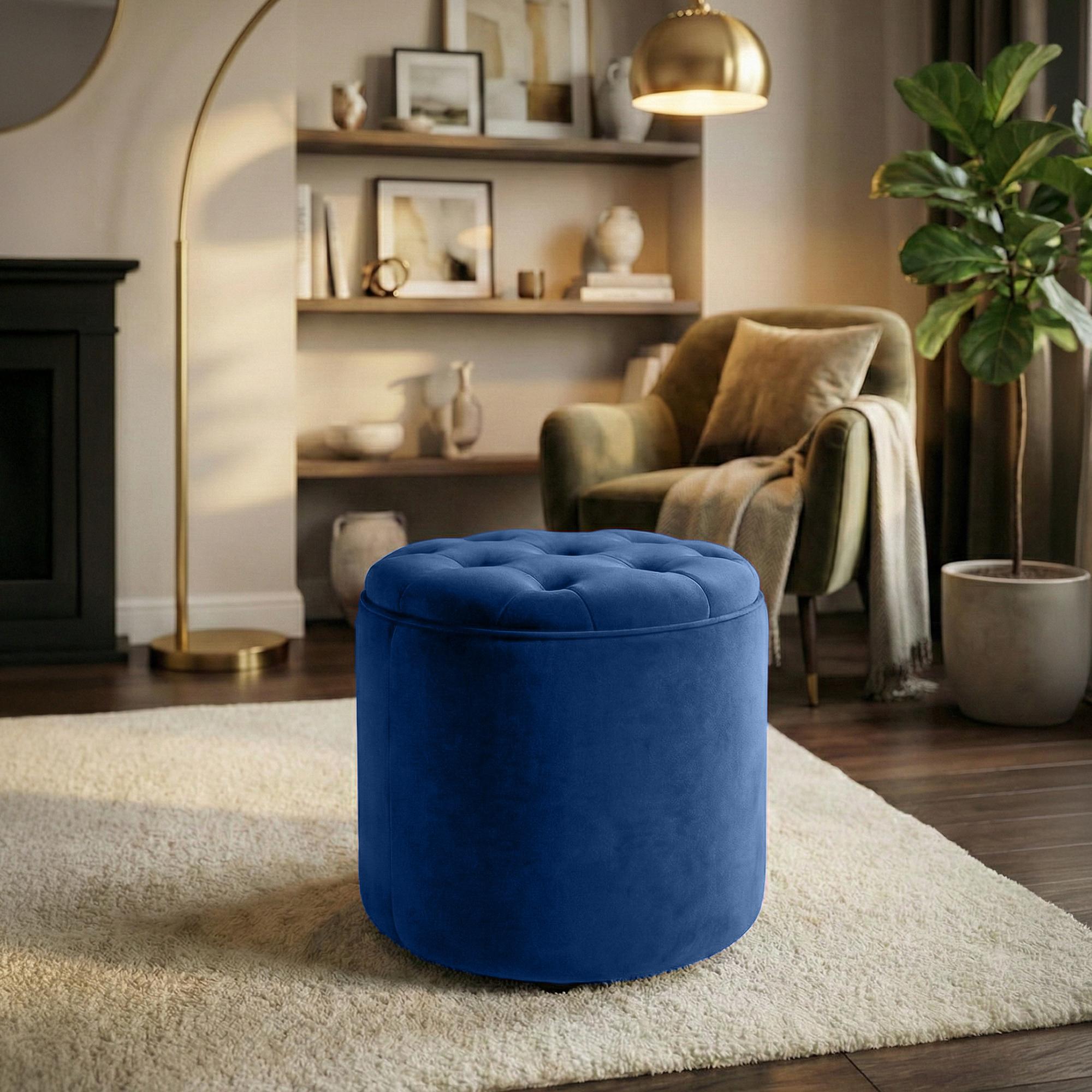 Pouf Pantin in velluto