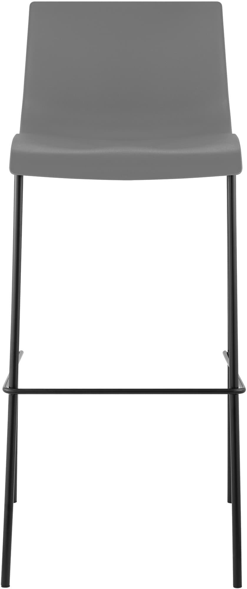 Set di 2 sgabelli da bar Hover in plastica con base a 4 gambe