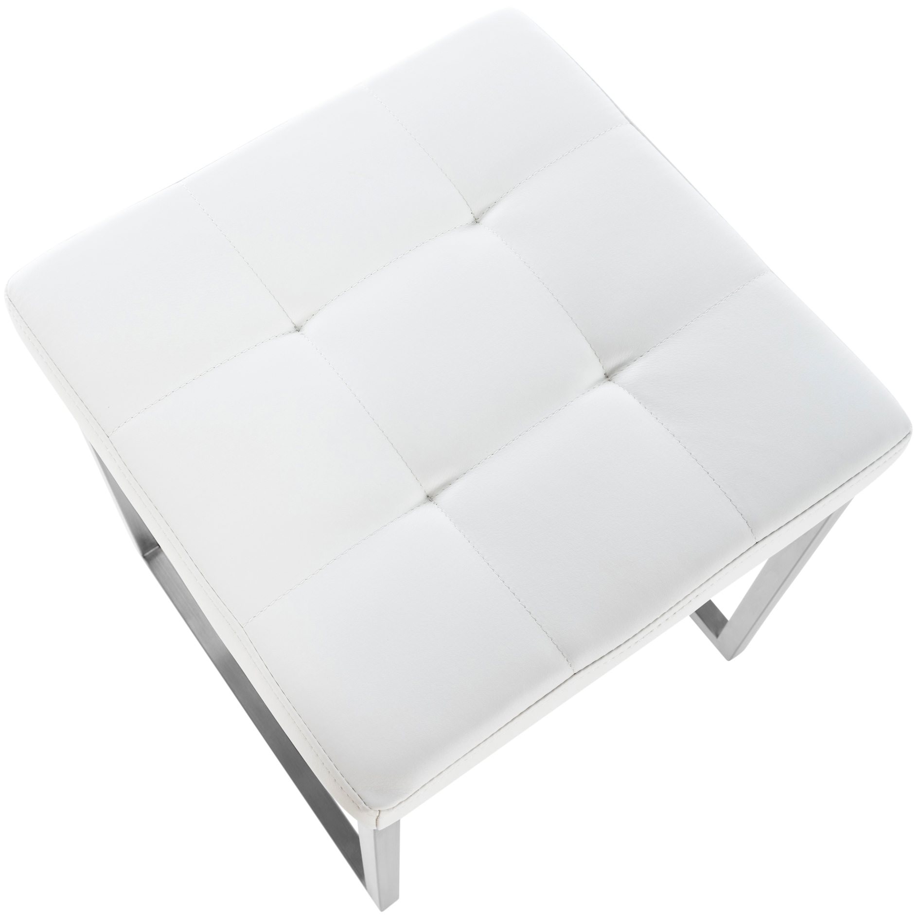 Set di 2 sgabelli in acciaio inox Barci