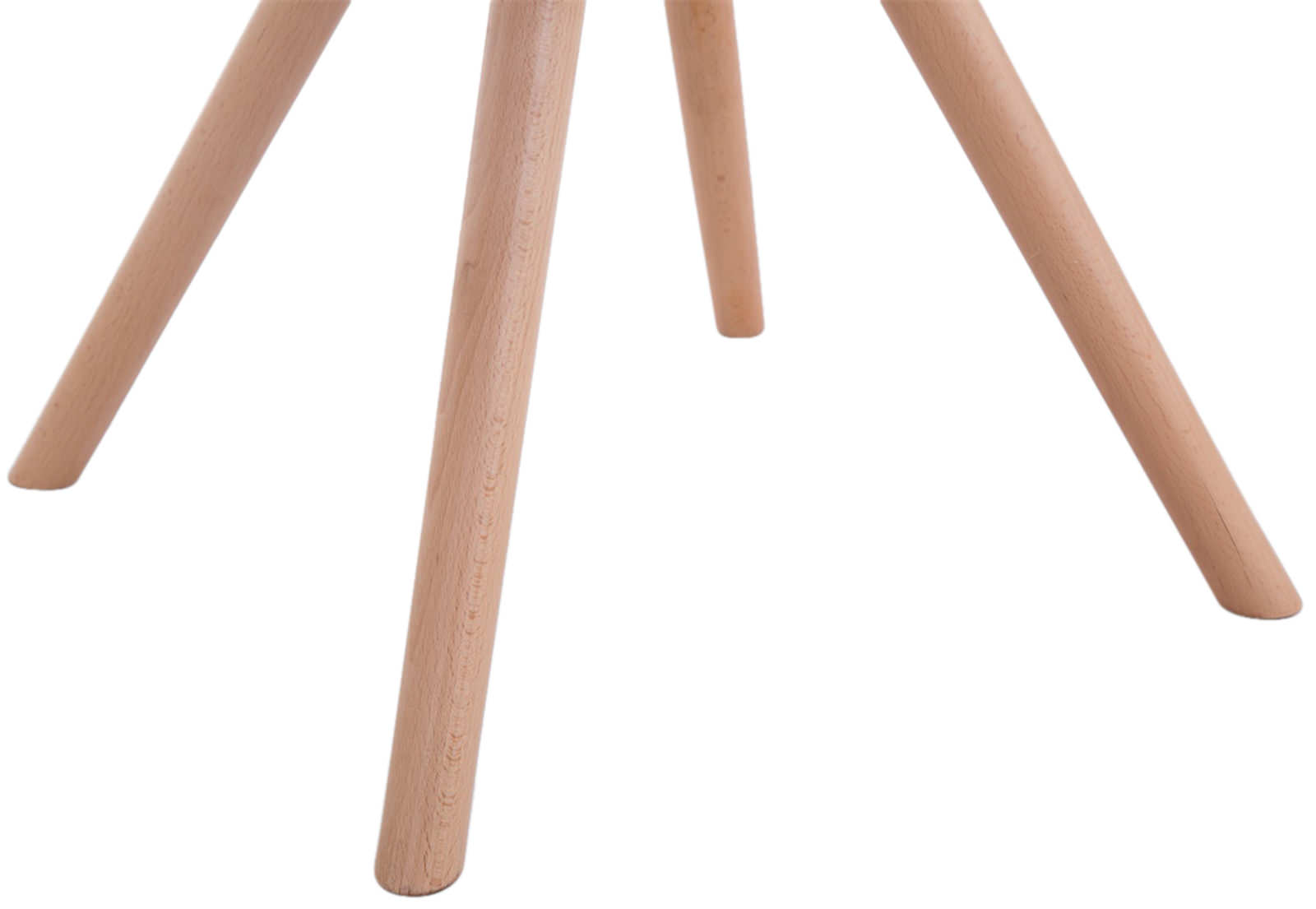 Set di 4 sedie per visitatori Toulouse Fabric Round