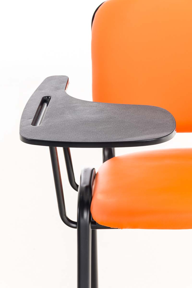 Sedia Ken in similpelle con tavolino ribaltabile
