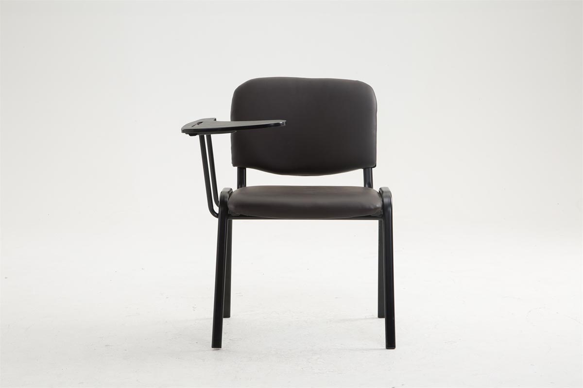 Sedia Ken in similpelle con tavolino ribaltabile