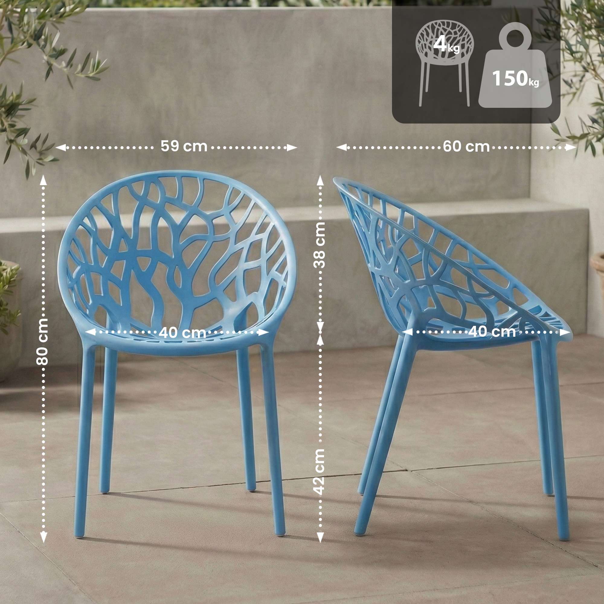 Sedia da giardino Hope