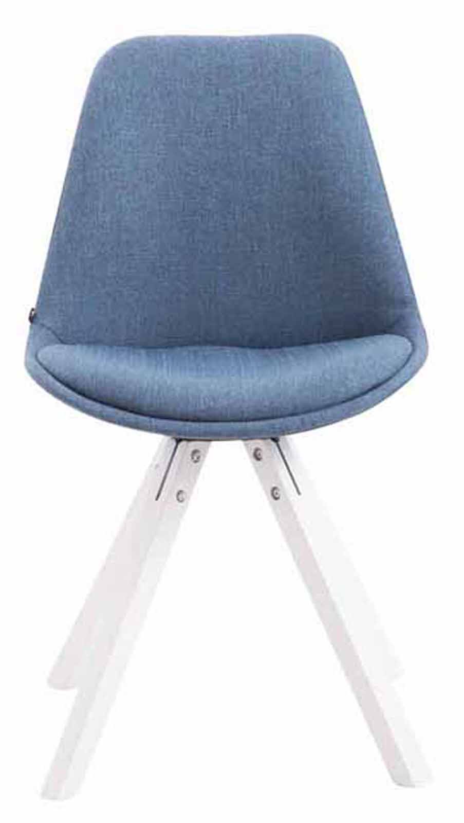 Set di 4 sedie per visitatori Toulouse Fabric Square