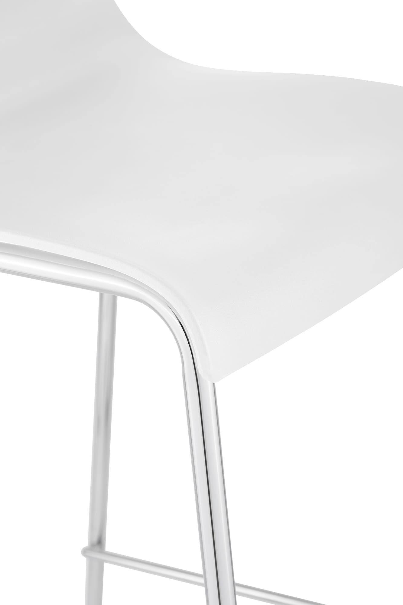 Sgabello da Bar Hover Plastica Struttura a 4 Gambe