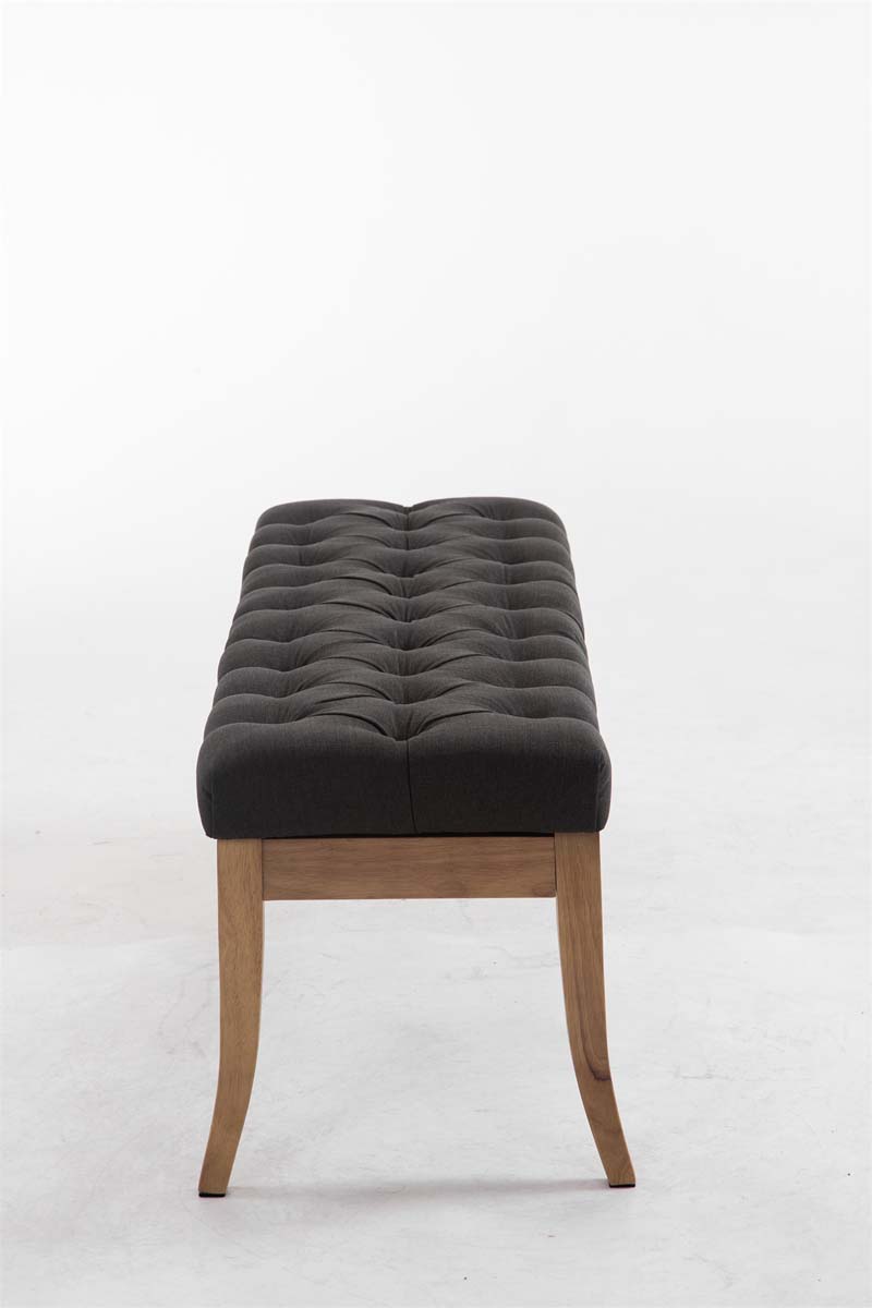 Panca design RAMSES in legno chiaro antico tessuto