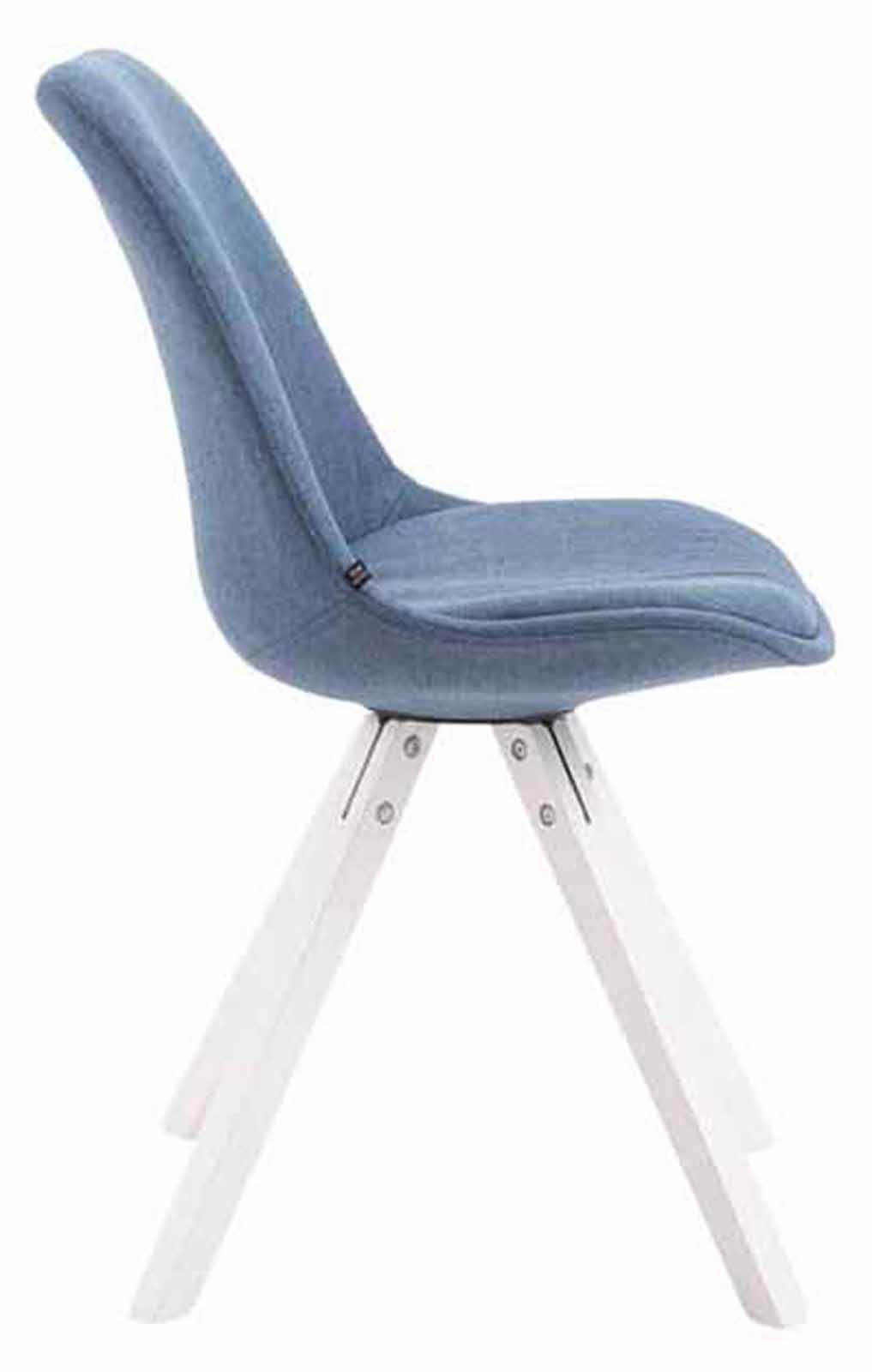 Set di 4 sedie per visitatori Toulouse Fabric Square
