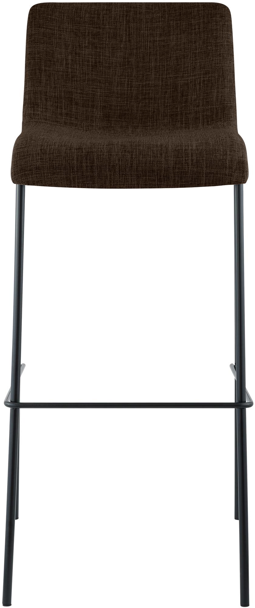 Sgabello da bar Hover in tessuto con base a quattro gambe