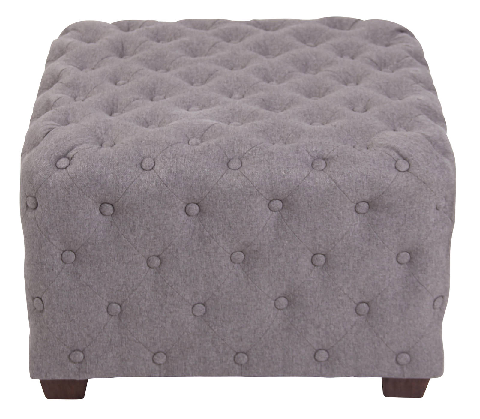 Pouf trapuntato Nimes in tessuto