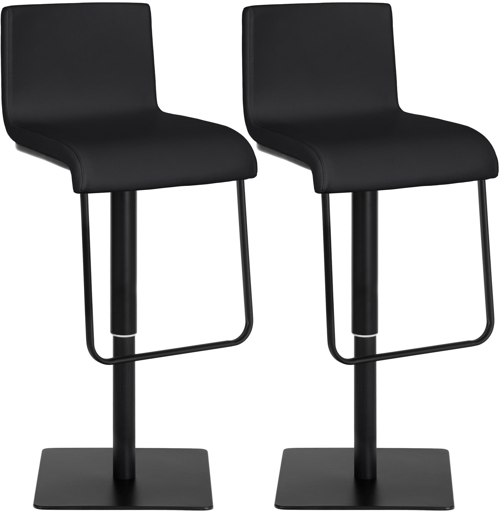 Set di 2 sgabelli da bar Limon rivestimento in similpelle