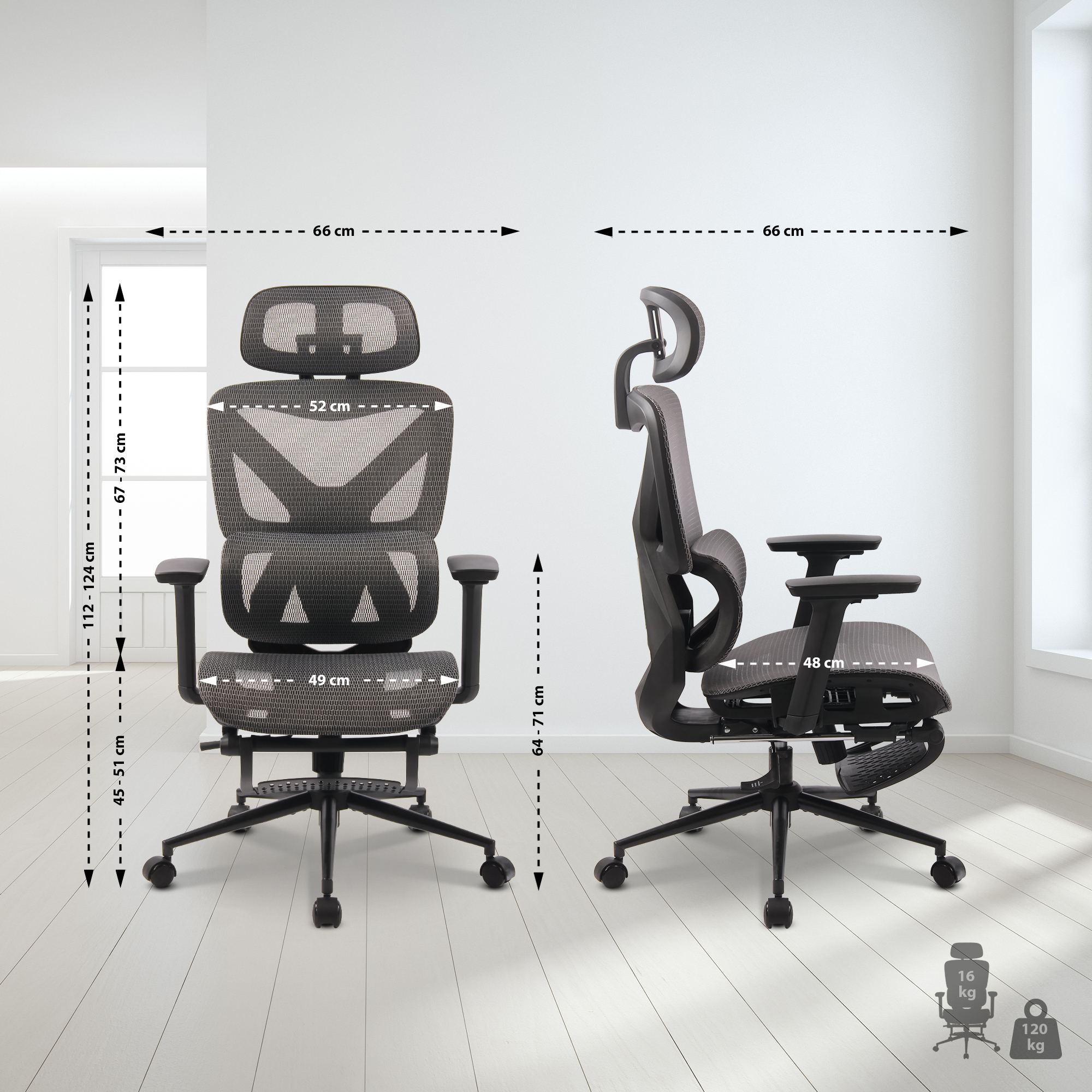 Sedia da ufficio Reston