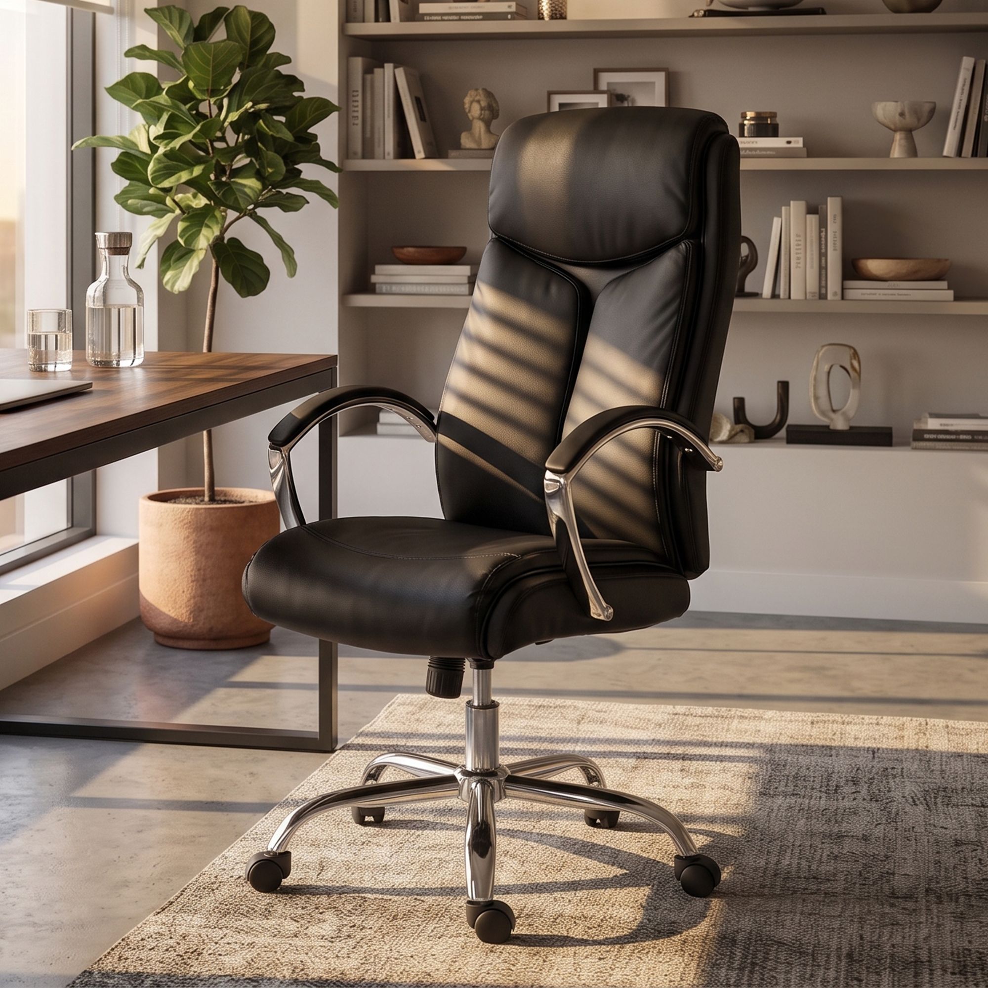 Sedia da ufficio Arlen in similpelle