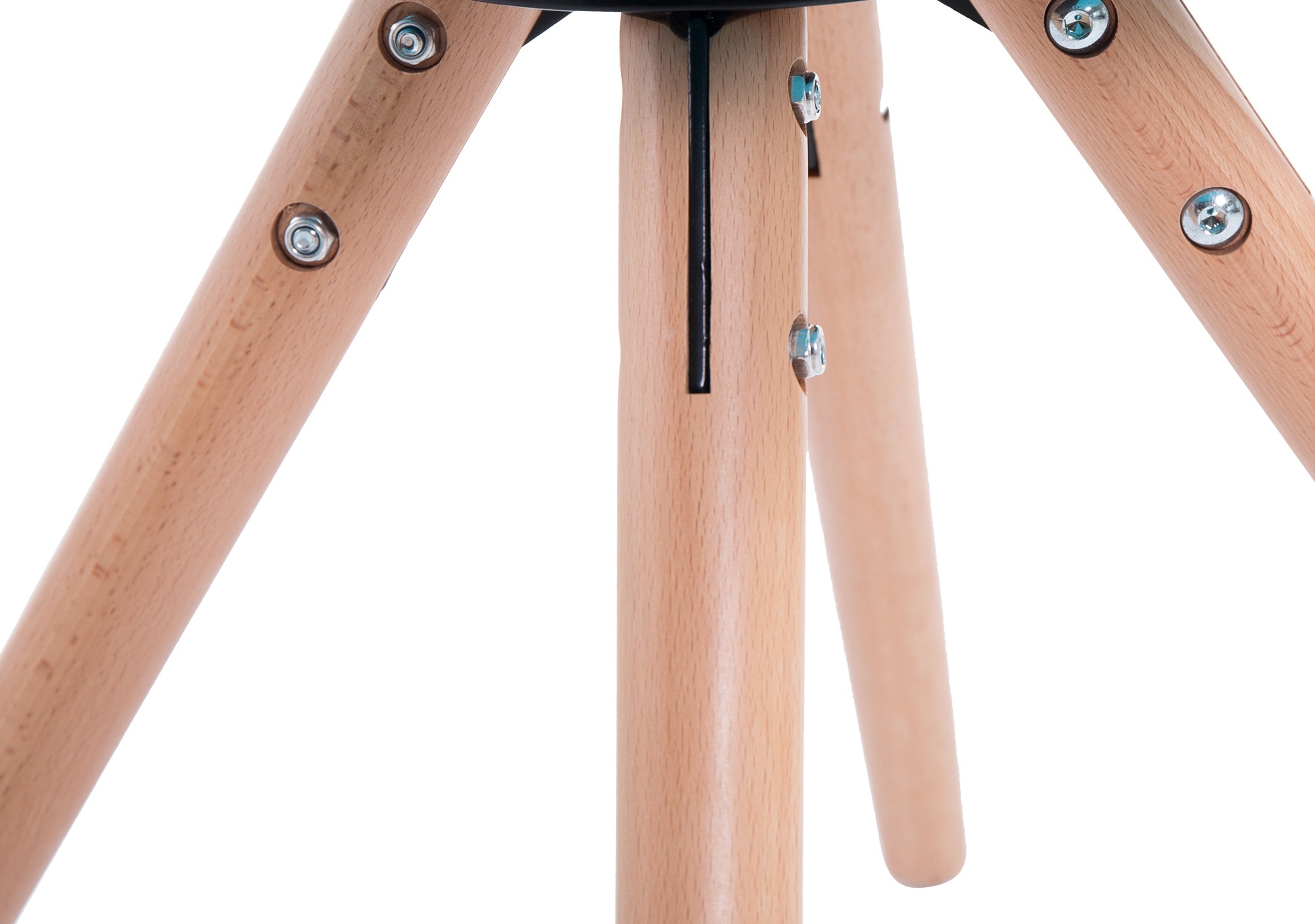Sedia visitatore Laval in similpelle gambe tonde