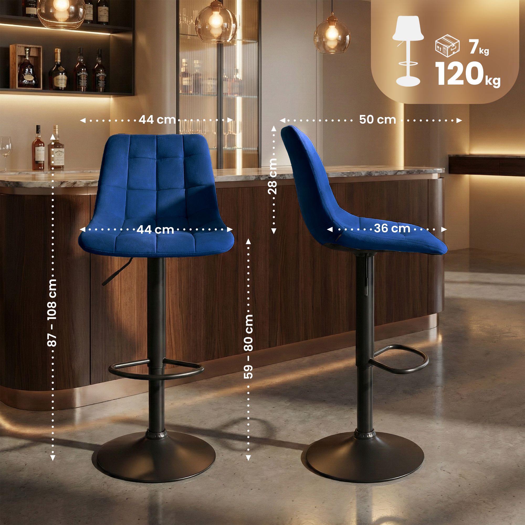 Sgabello da bar Mapun
