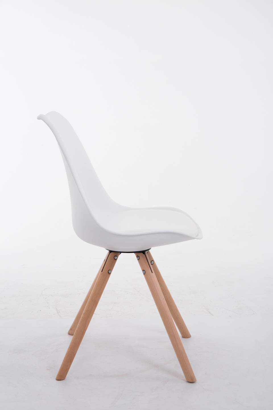Sedia Toulouse in similpelle gambe tonde