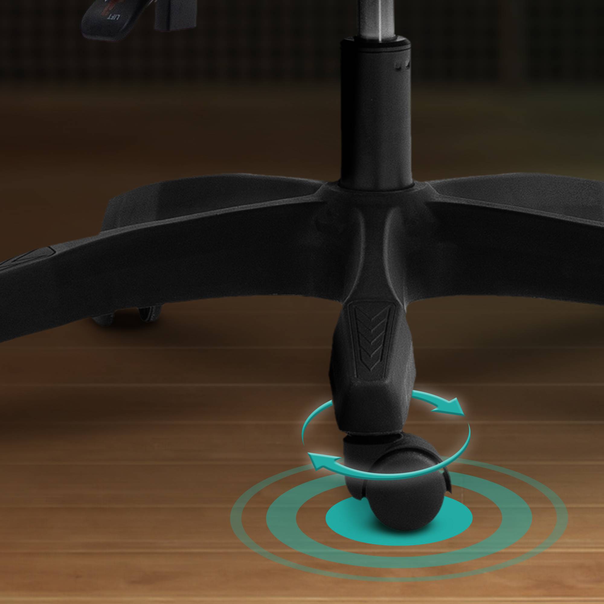 Sedia da ufficio in tessuto Miltona