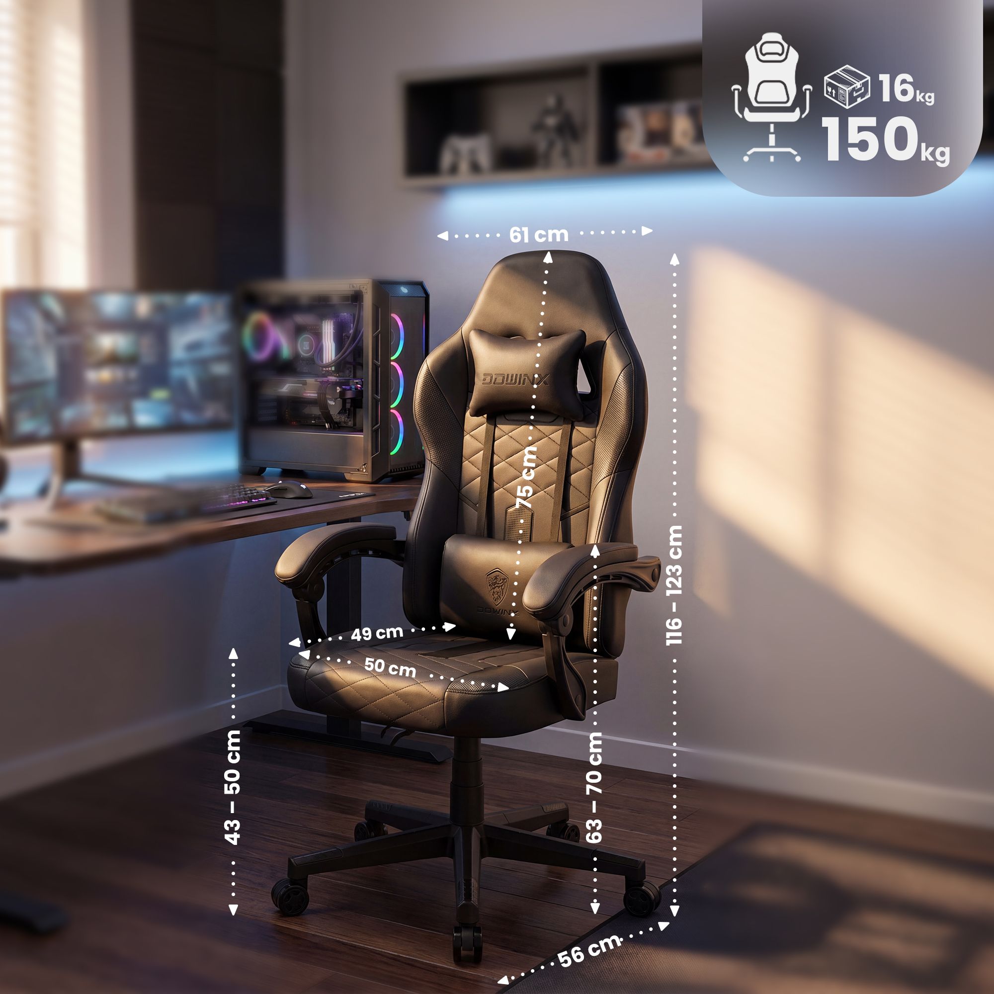 Poltrona Gaming e Ufficio Racing Collins