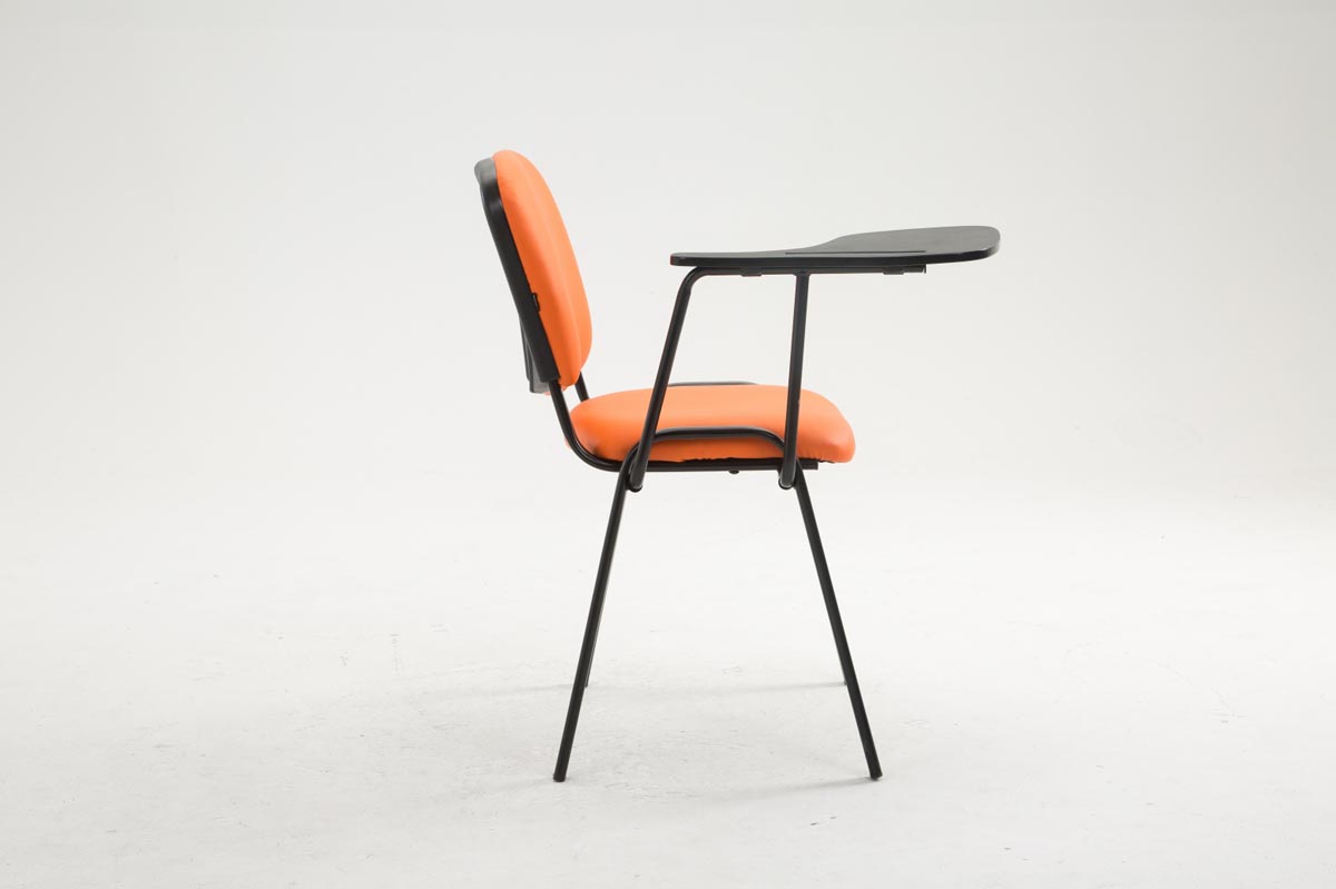 Sedia Ken in similpelle con tavolino ribaltabile