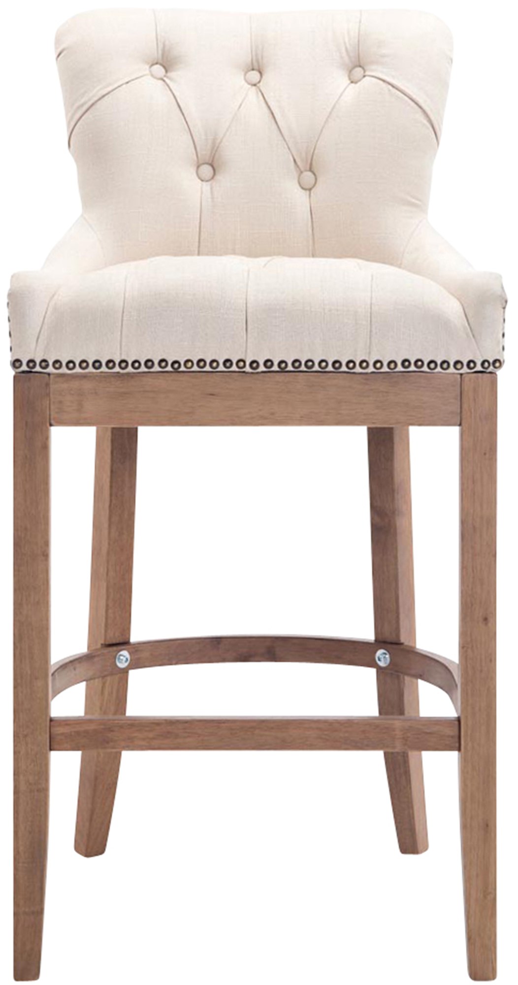 Sgabello Lakewood Stoffa antico-chiaro