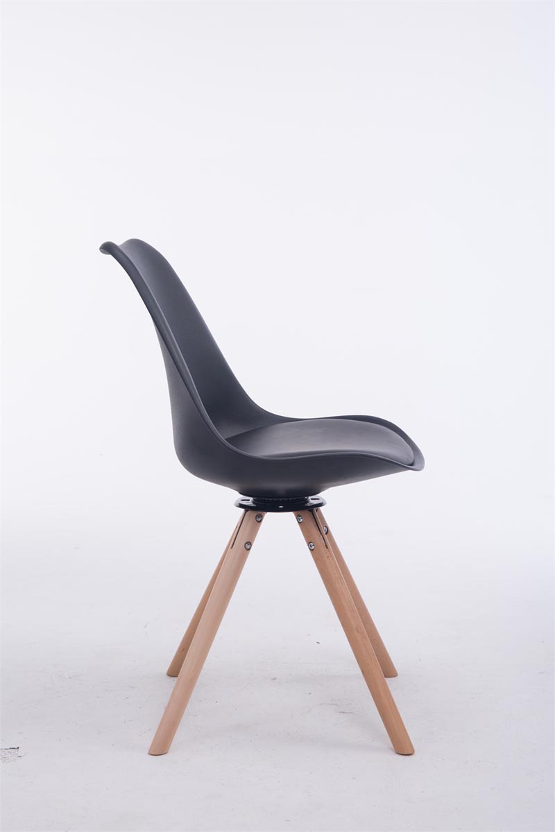 Sedia design Troyes Girevole Similpelle Rotondo