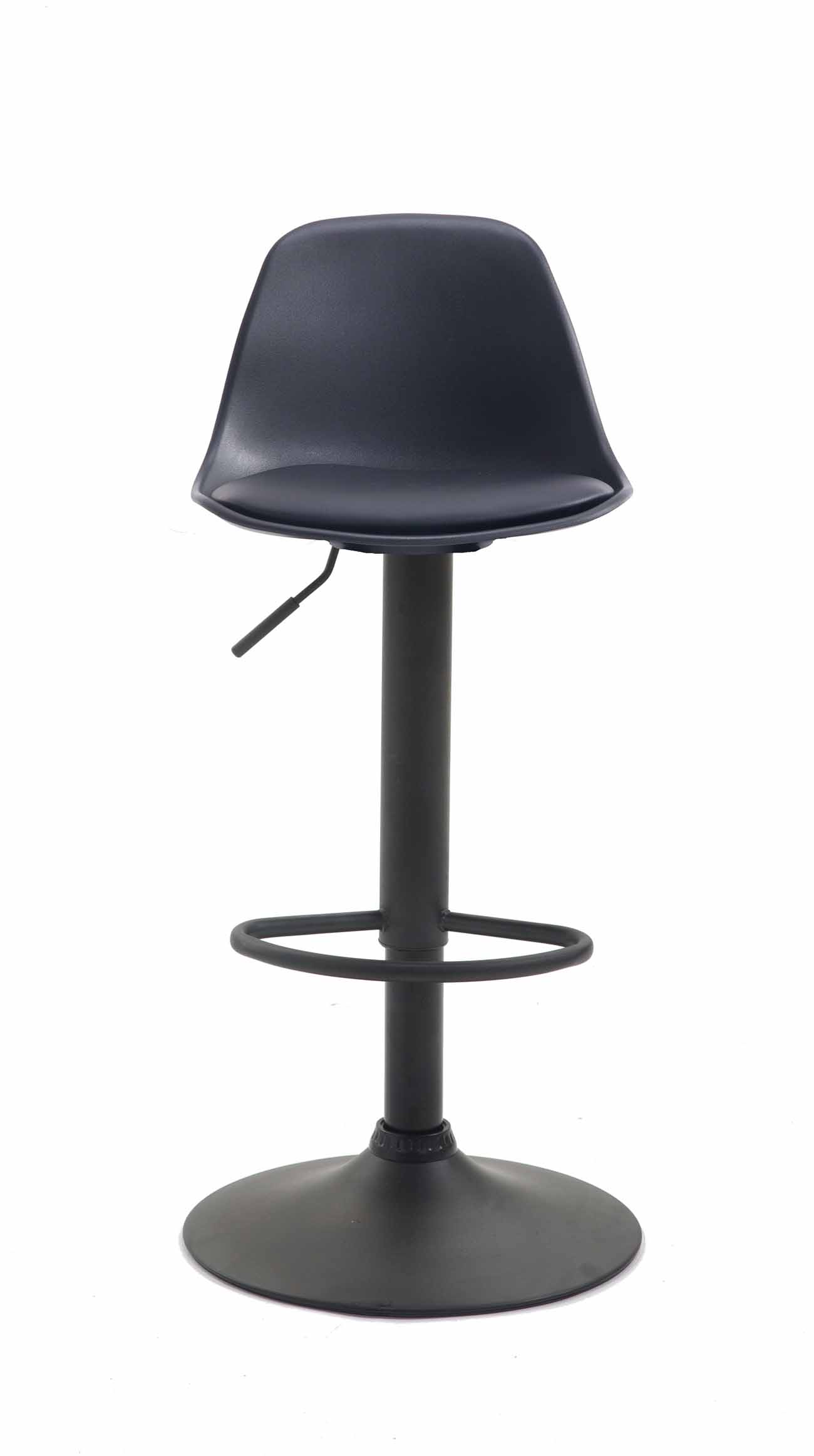 Sgabello di design KIEL in polipropilene e similpelle