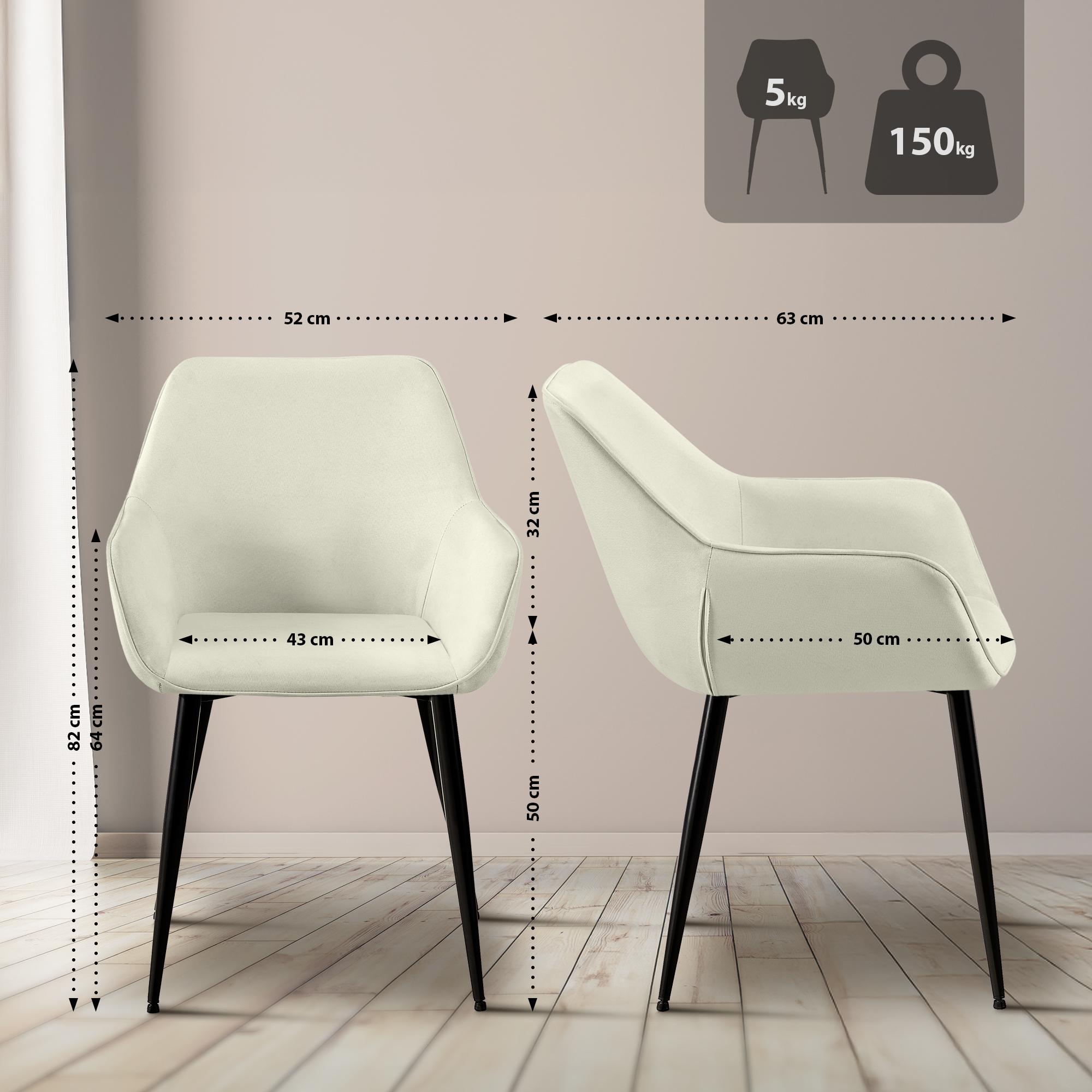 Set di 2 sedie da pranzo Luena