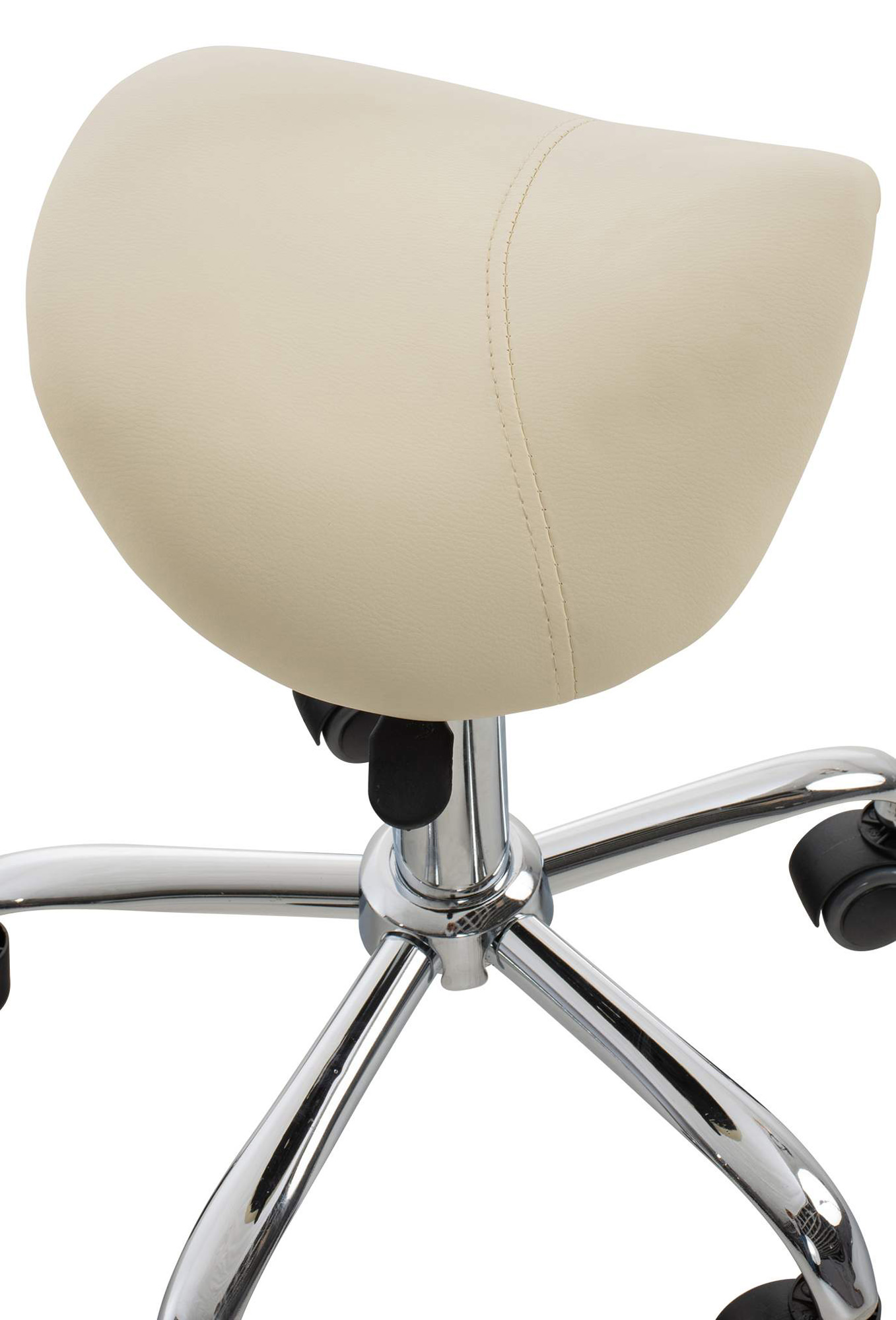 Set di 2 sgabelli da lavoro Reno in similpelle