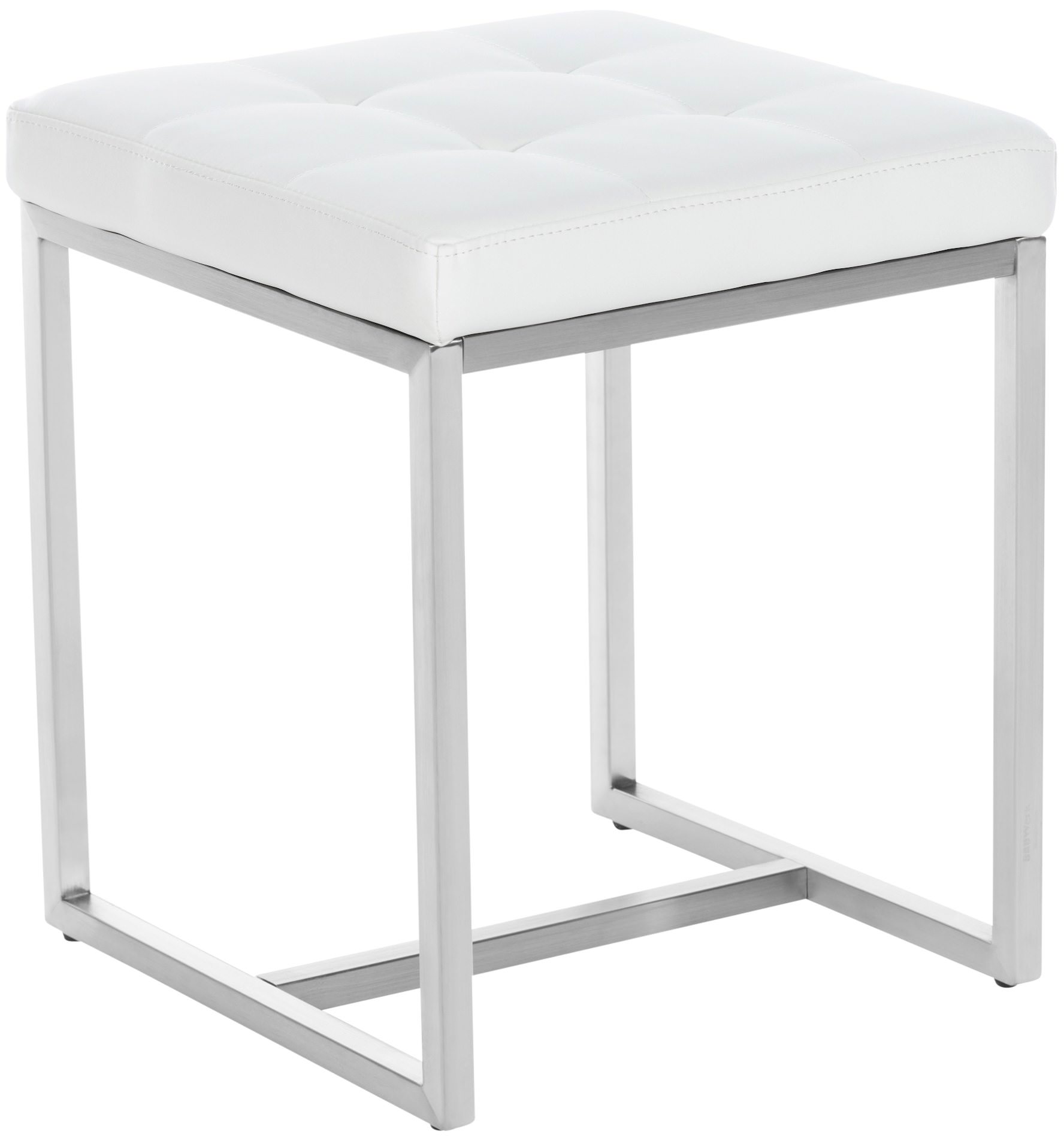 Set di 2 sgabelli in acciaio inox Barci