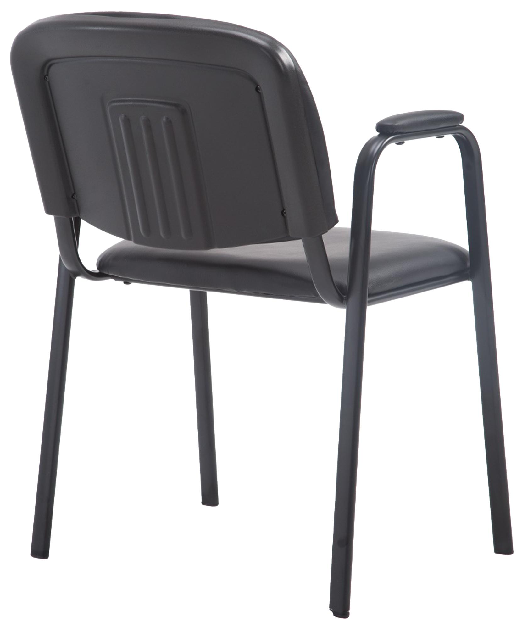 Sedia impilabile Ken Pro in ecopelle