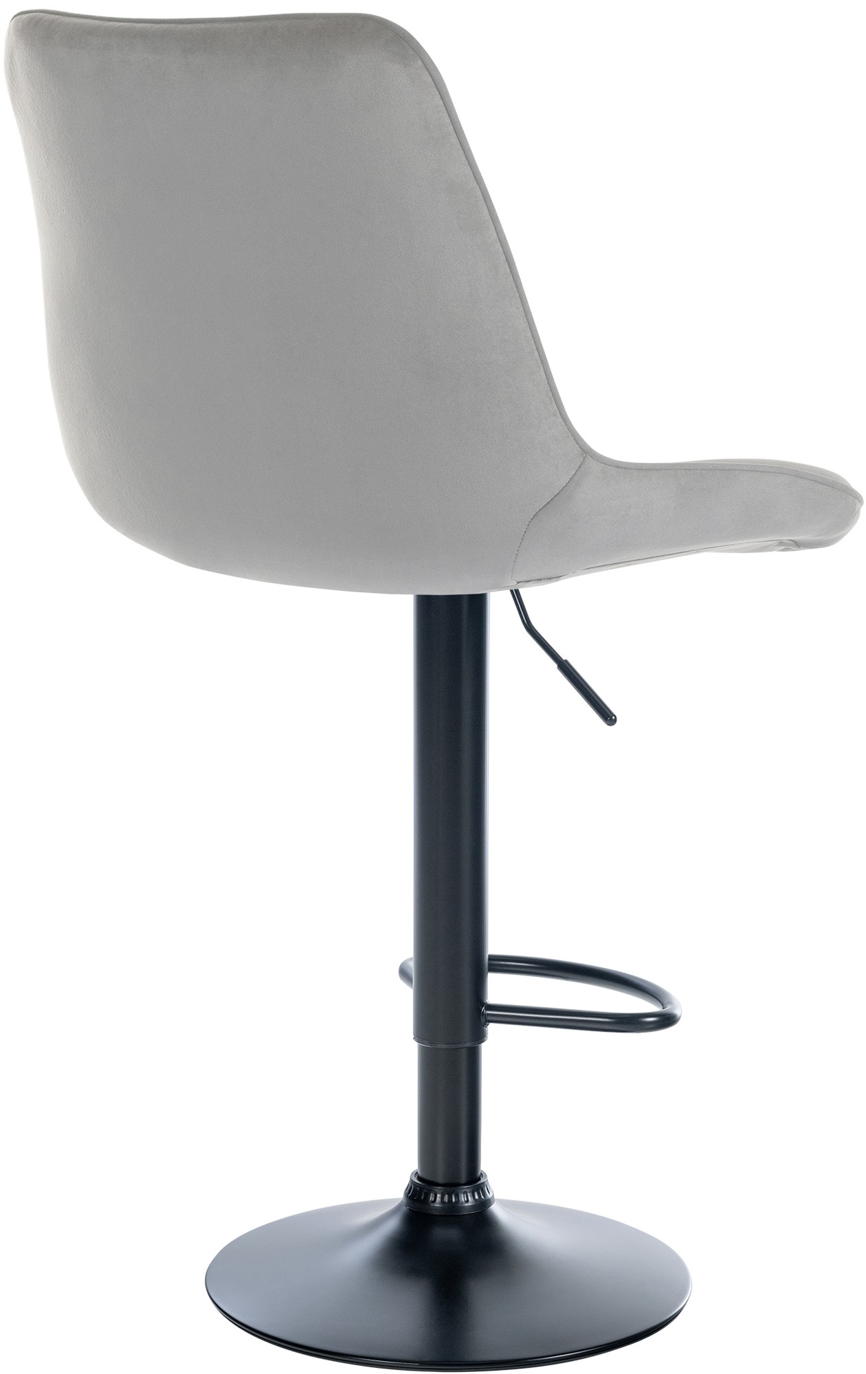 Sgabello da bar Toni velluto elegante, comodo e resistente, ideale per cucina o locale, design moderno per ogni ambiente