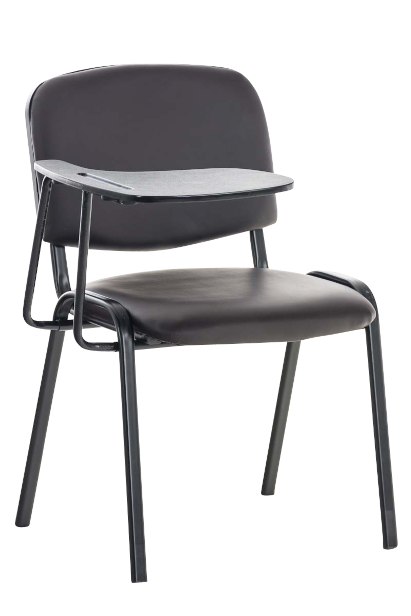 Set di 4 sedie Ken con tavolo pieghevole in similpelle