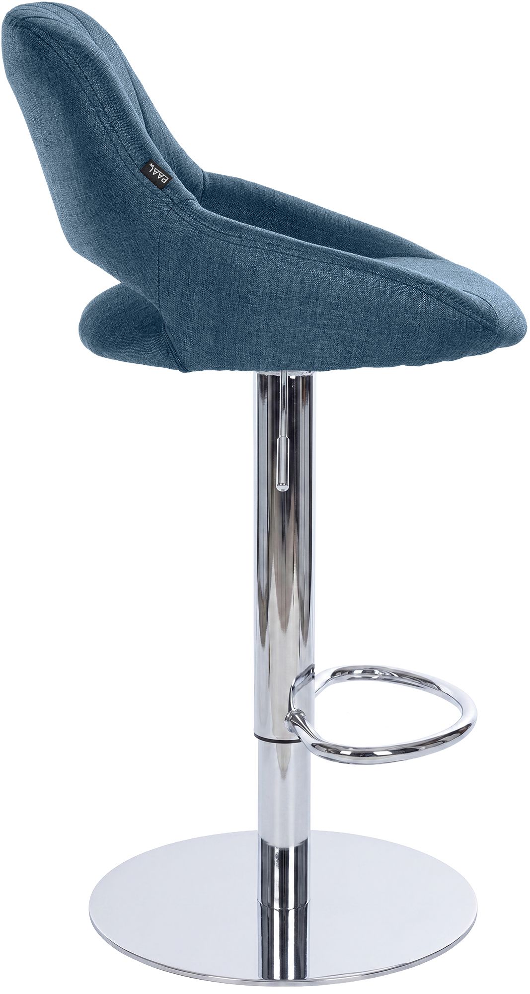Set di 2 sgabelli da bar Milet cromati con base extra pesante