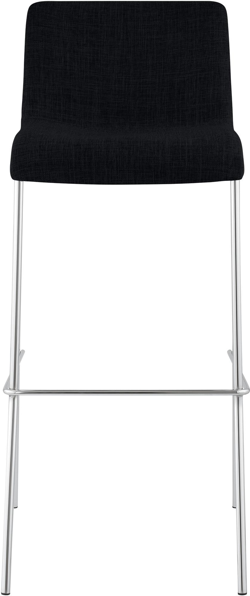 Set da 2 sgabelli da bar Hover in tessuto con base a 4 gambe