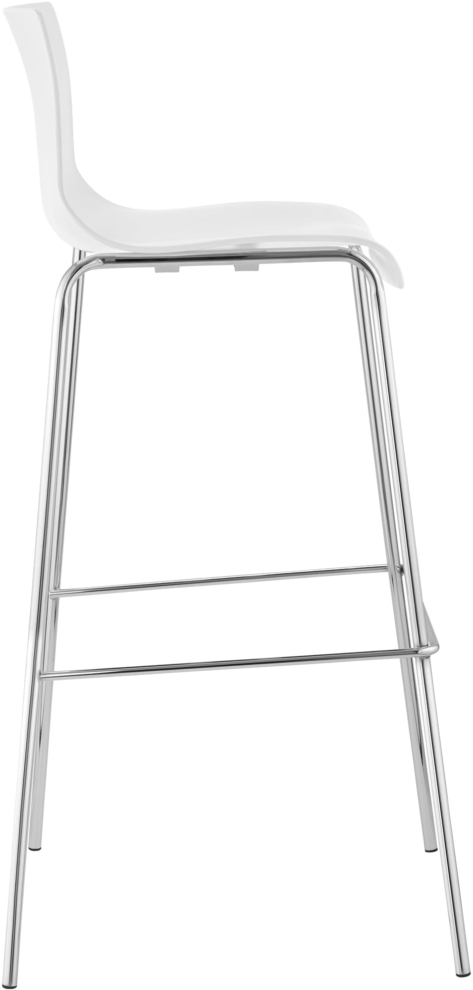 Sgabello da Bar Hover Plastica Struttura a 4 Gambe