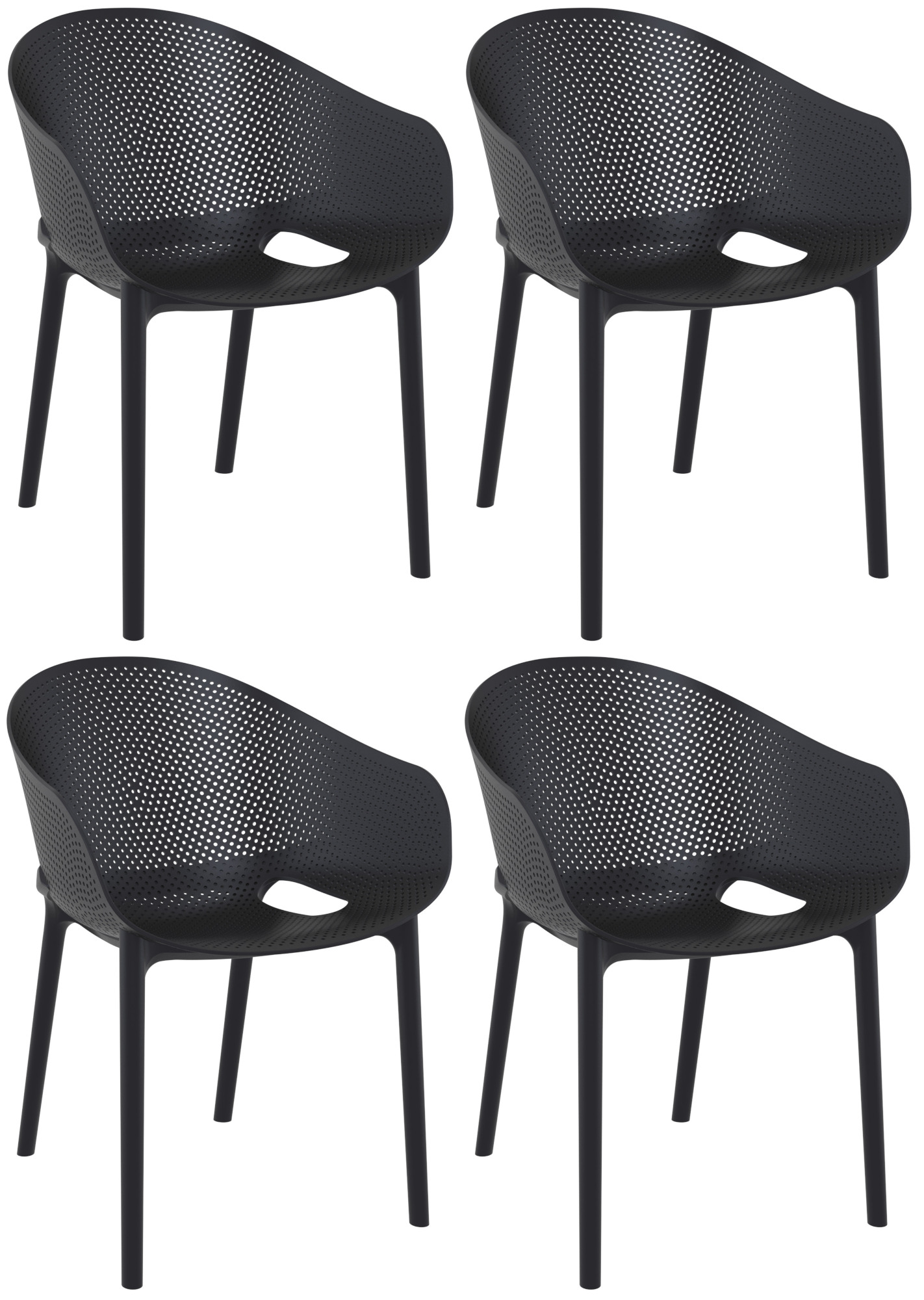 Set di 4 sedie Sky Pro