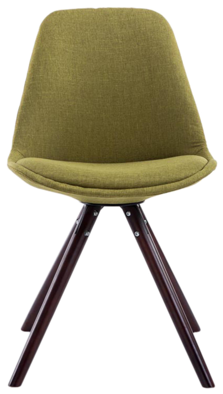 Set di 4 sedie per visitatori Toulouse Fabric Round