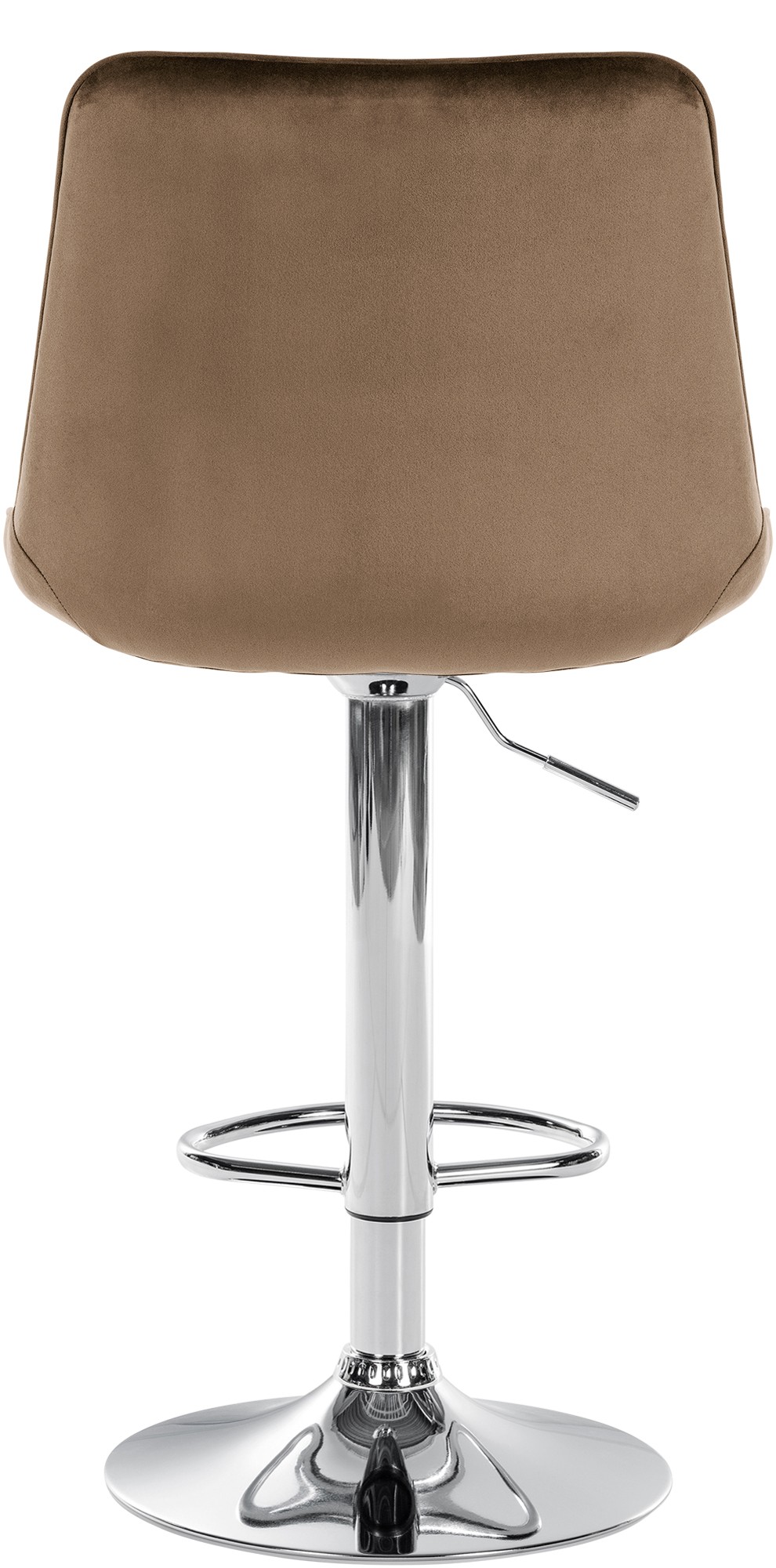 Sgabello da bar Toni velluto elegante, comodo e resistente, ideale per cucina o locale, design moderno per ogni ambiente