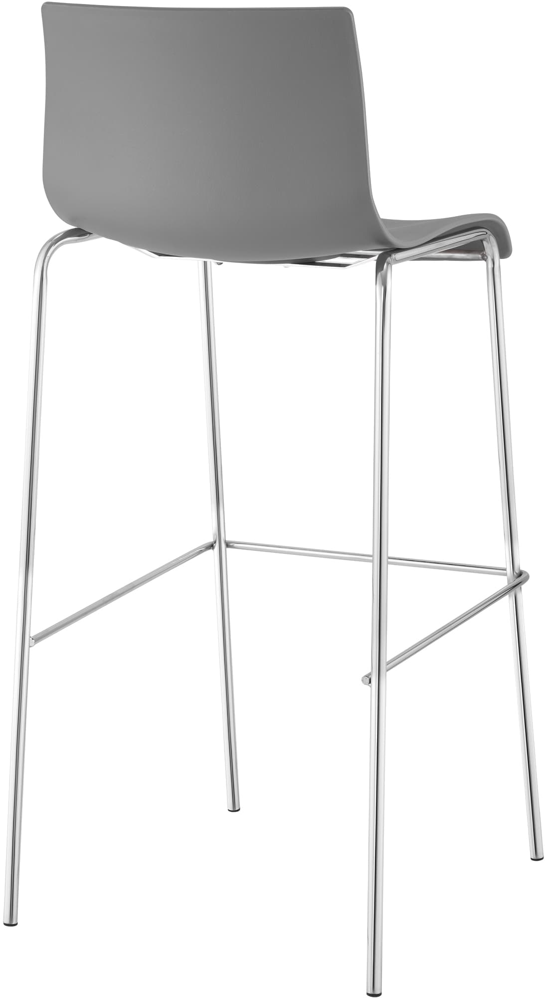 Sgabello da Bar Hover Plastica Struttura a 4 Gambe