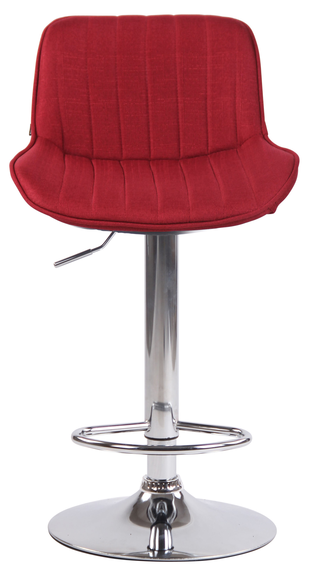 Sgabello Lentini in tessuto con poggiapiedi