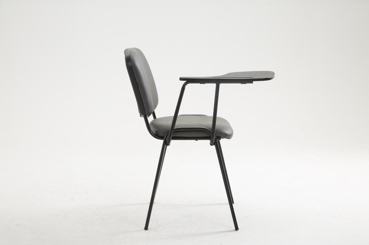 Sedia Ken in similpelle con tavolino ribaltabile