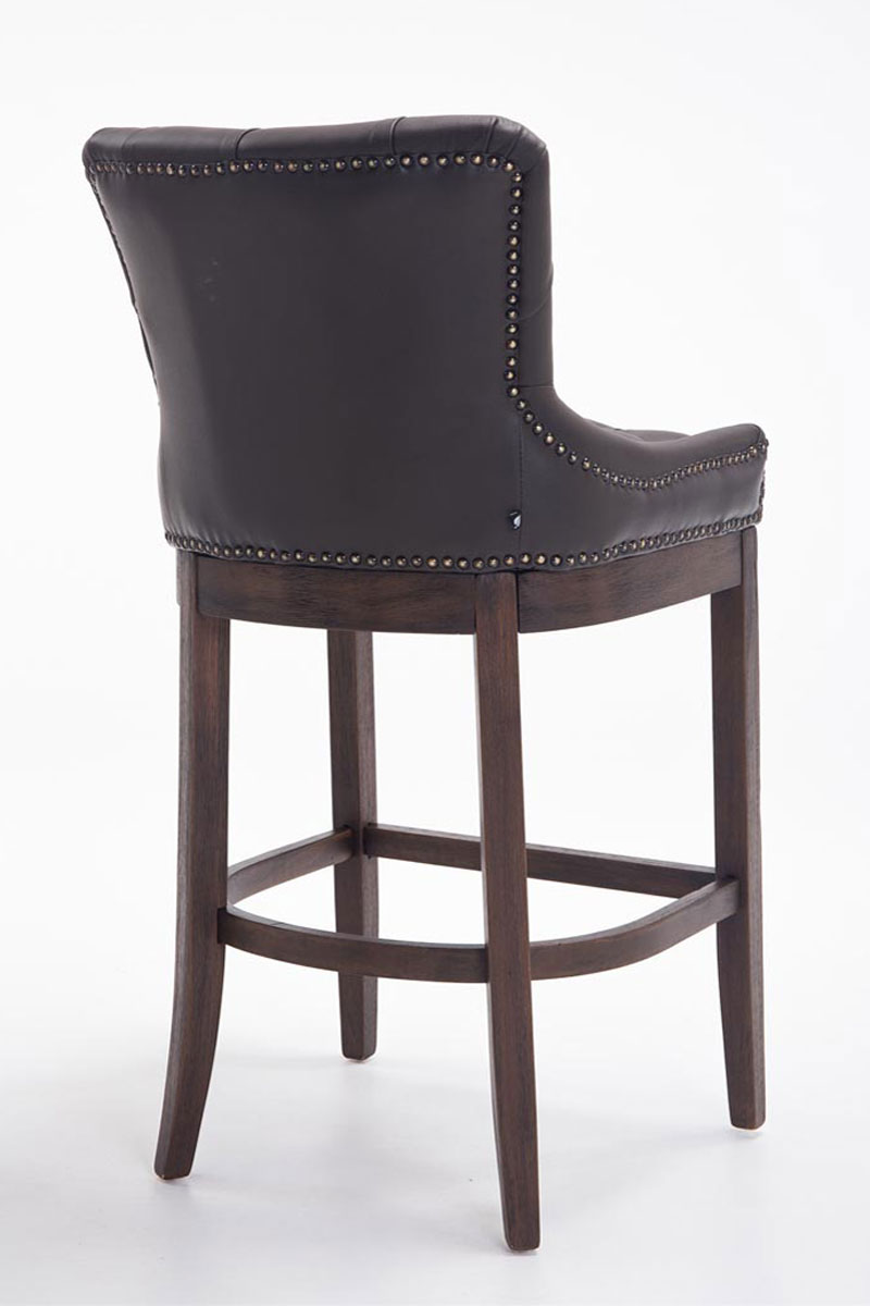 Set 2 sgabelli Lakewood in vera pelle