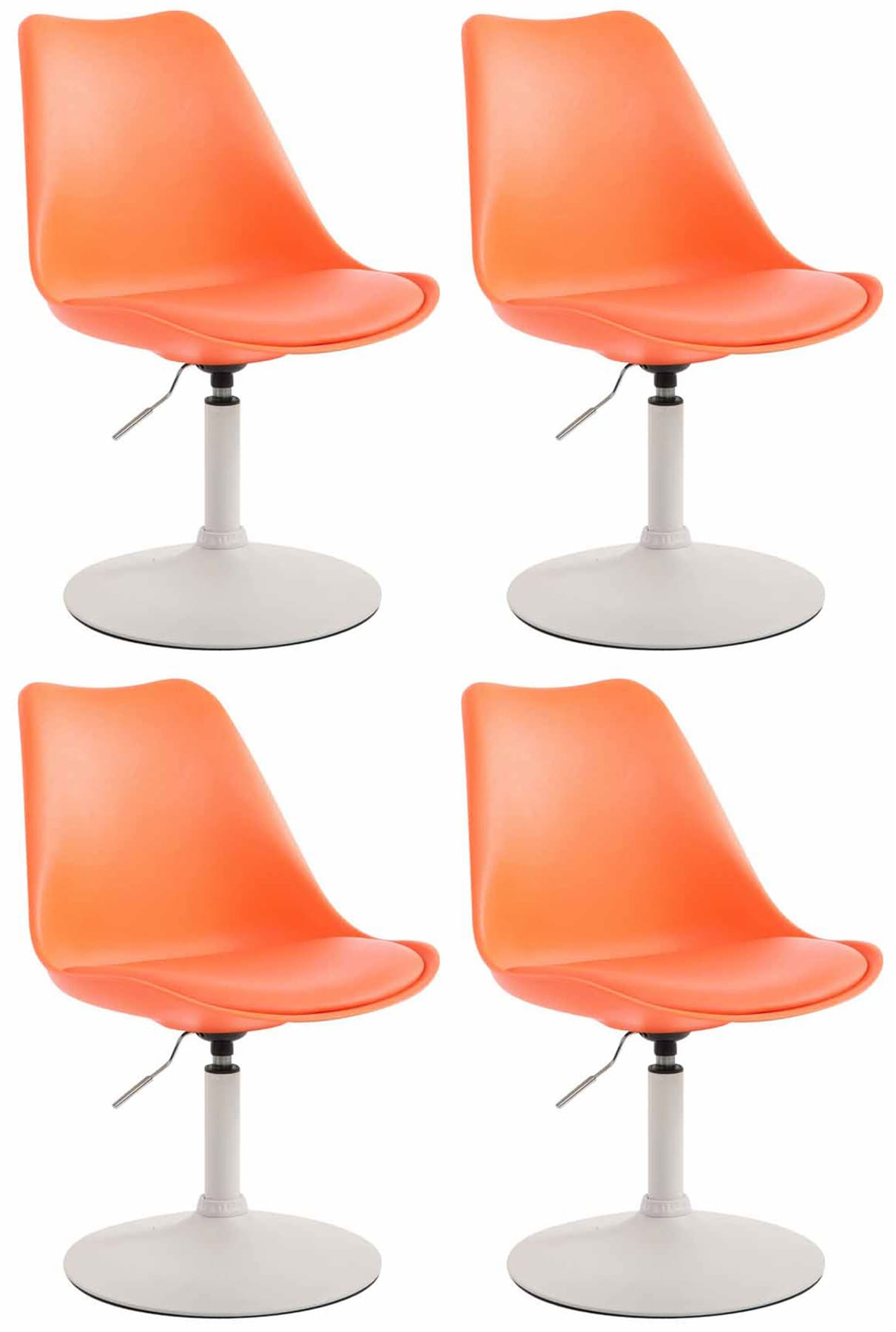 Set di 4 sedie da pranzo Maverick Plastic