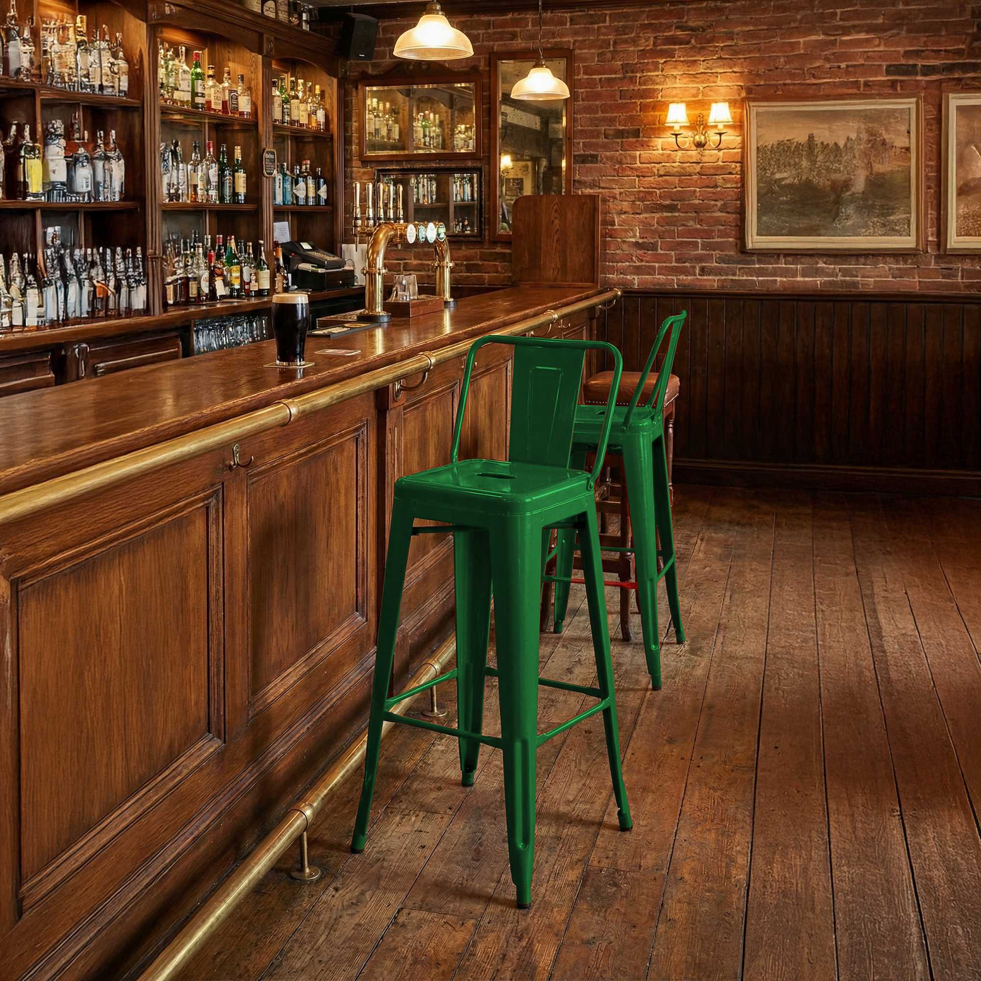 Set di 4 sgabelli da bar Mason